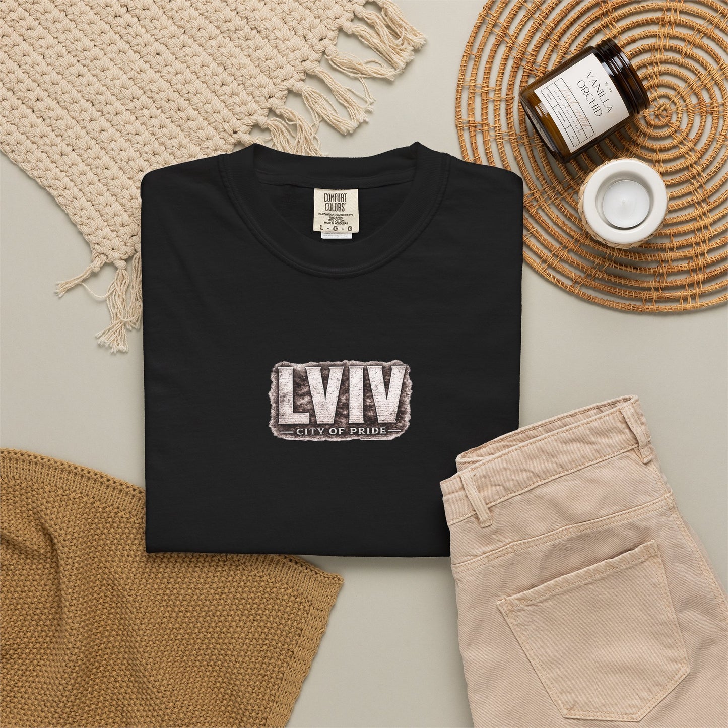 Lviv Vintage Cityscape T-Shirt — Retro Ukrainian Travel Tee