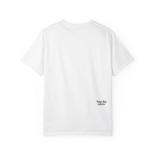 T-Shirt — 'Stay True' Graffiti Skate Tee with 'Fuck the System' Back Accent