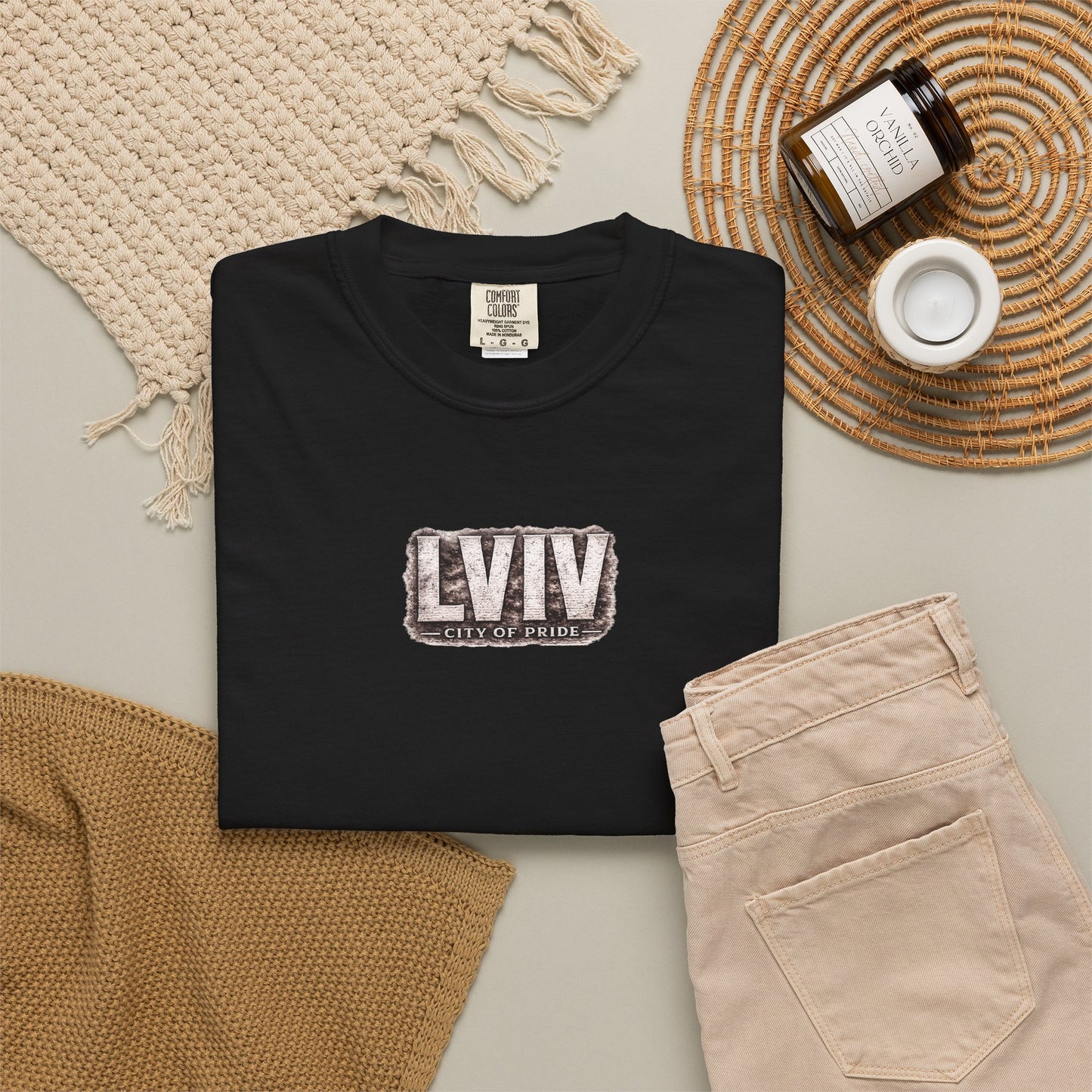Lviv Vintage Cityscape T‑Shirt