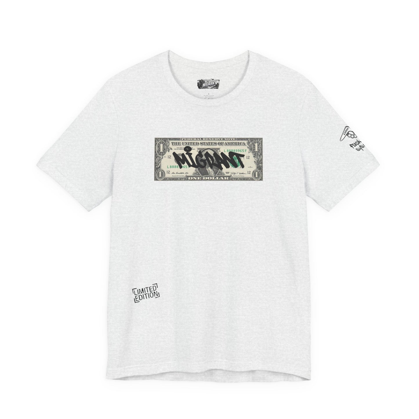 Money Graffiti Tee — 'I'm Not What I Was' Graphic Shirt