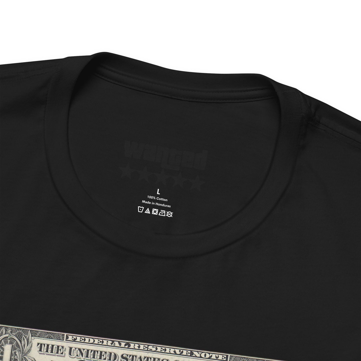 Statue of Liberty Angel Tee — 'MIGRANTS' Dollar Graphic Short Sleeve