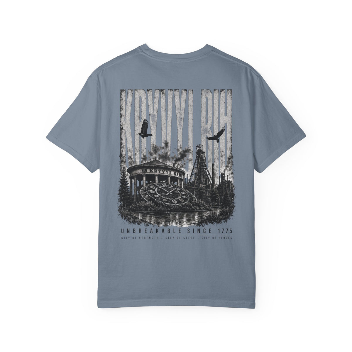 Kryvyi Rih Cityscape T-Shirt — Ukrainian Landmark Graphic Tee