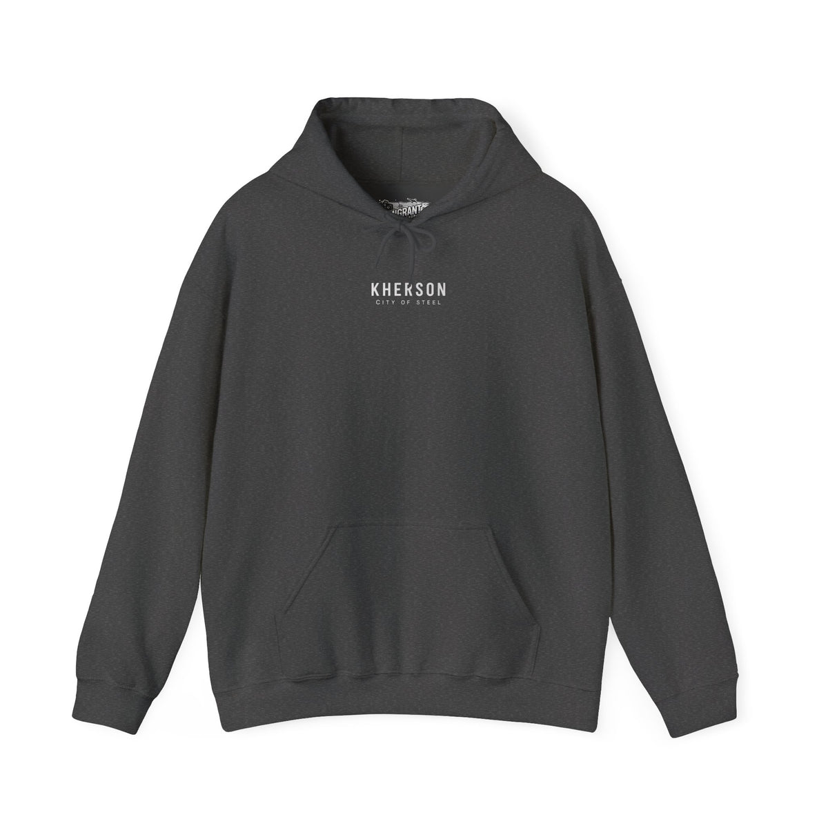 Kherson Cityscape Hoodie — Distressed Ukrainian Landmark Sweatshirt