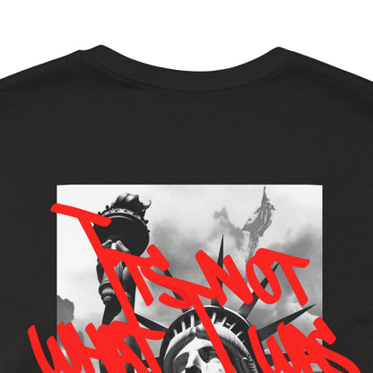 Money Graffiti Tee — 'I'm Not What I Was' Graphic Shirt