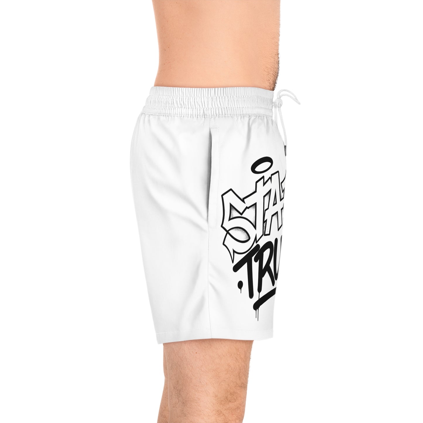 Stay True Swim Shorts — Men's Mid-Length Graphic Boardshorts I
