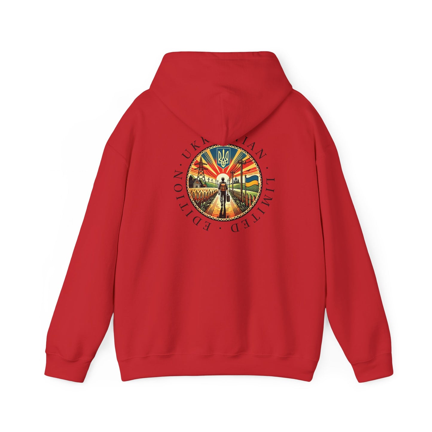 Ukrainian Pride Hoodie — Limited Edition ‘Freedom’ Emblem Sweatshirt