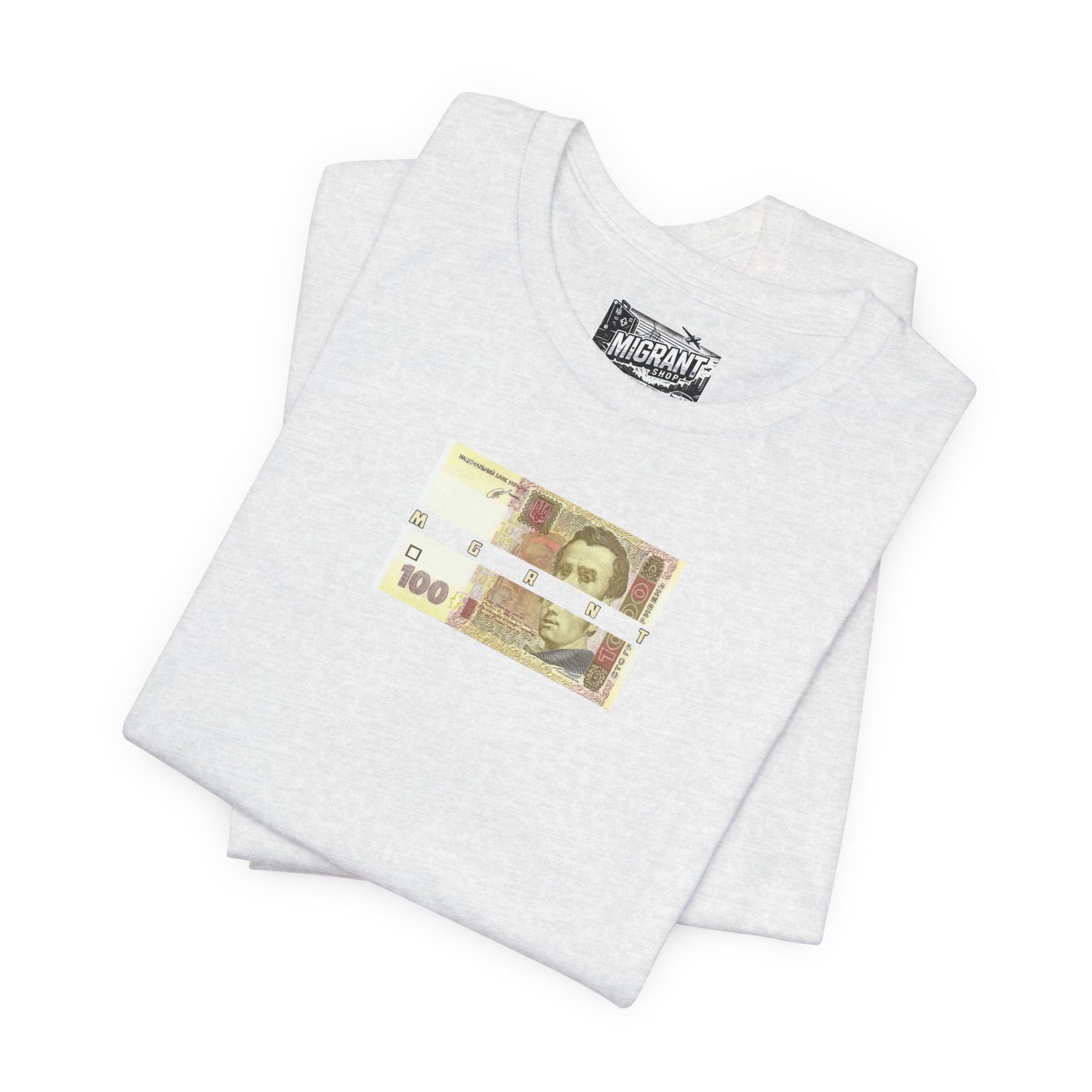 Money Print Tee — Ukraine Cities Graphic Back | Support & Travel Souvenir T-Shirt