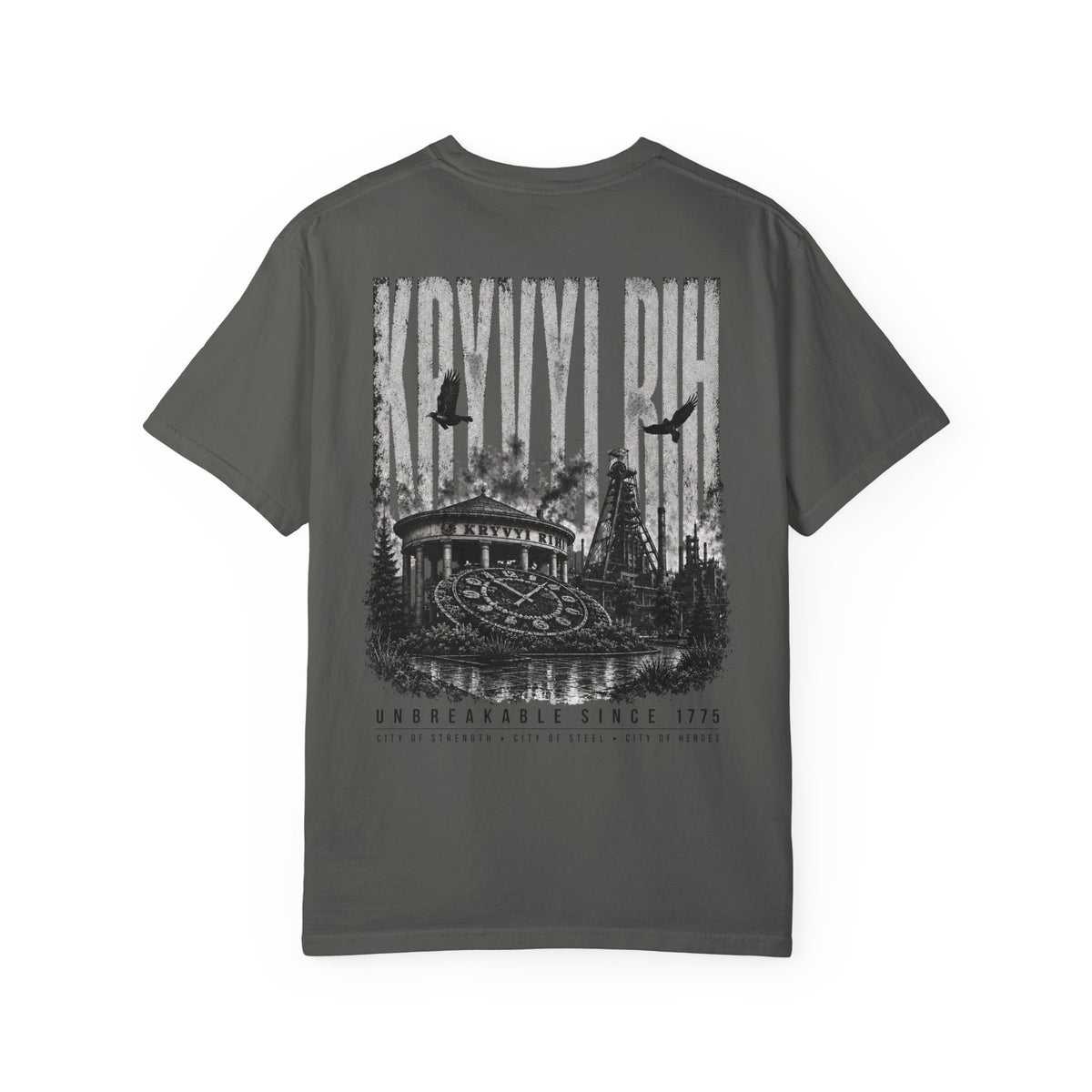 Kryvyi Rih Cityscape T-Shirt — Ukrainian Landmark Graphic Tee