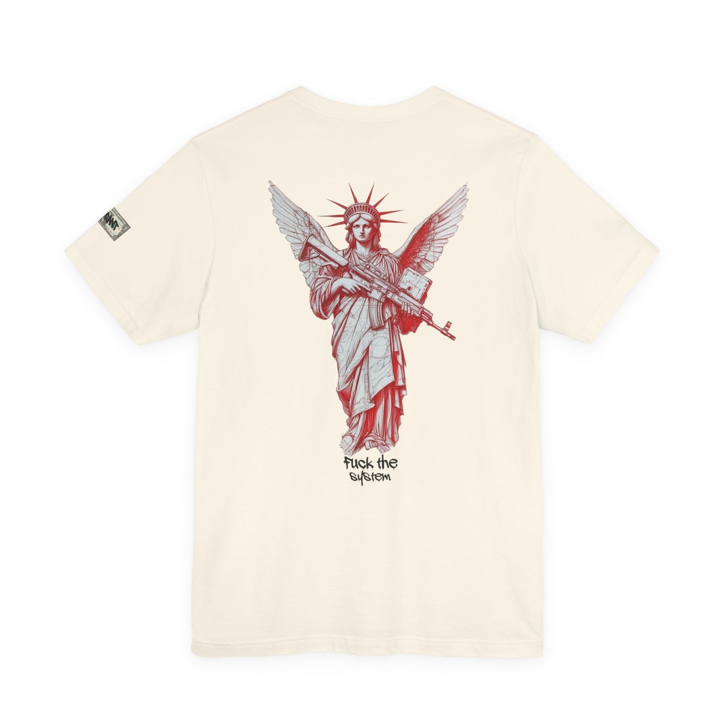 Stay True Tee — 'F*** the System' Statue of Liberty Graphic T-Shirt