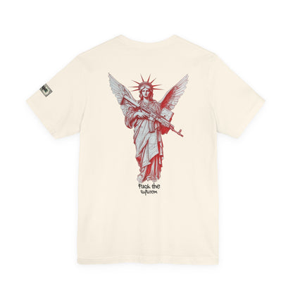 Stay True Tee — 'F*** the System' Statue of Liberty Graphic T-Shirt