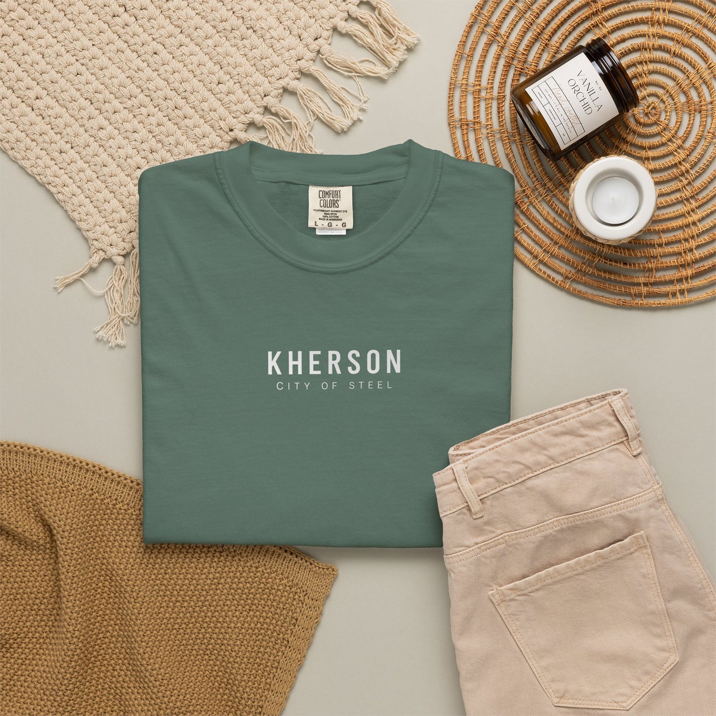 Kherson City T-Shirt — Vintage Monument Graphic Tee