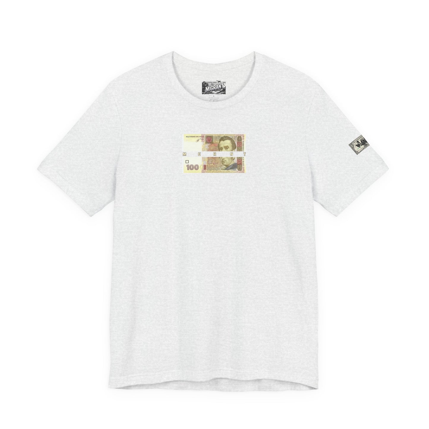 Money Print Tee — Ukraine Cities Graphic Back | Support & Travel Souvenir T-Shirt