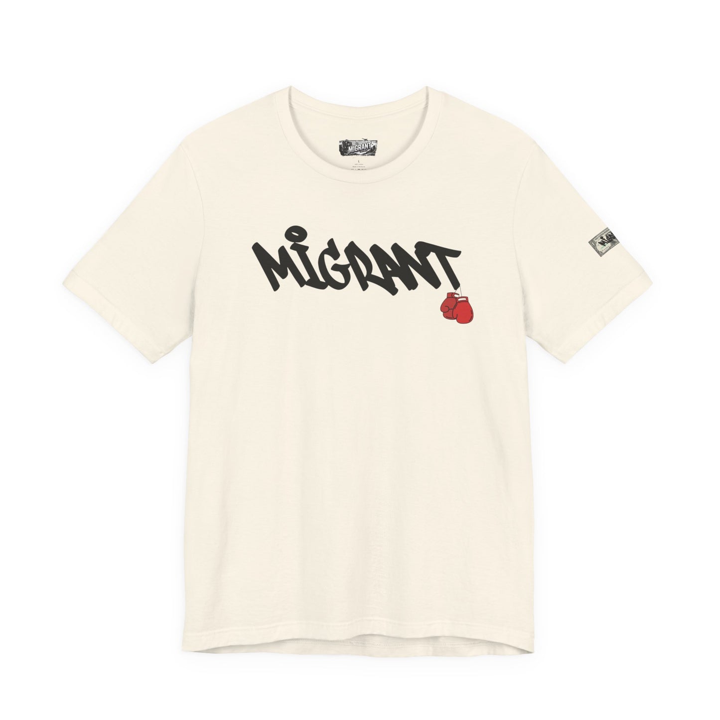 Migrant Graphic Tee — 'Where The Smiles Were Real' Urban Photo Print