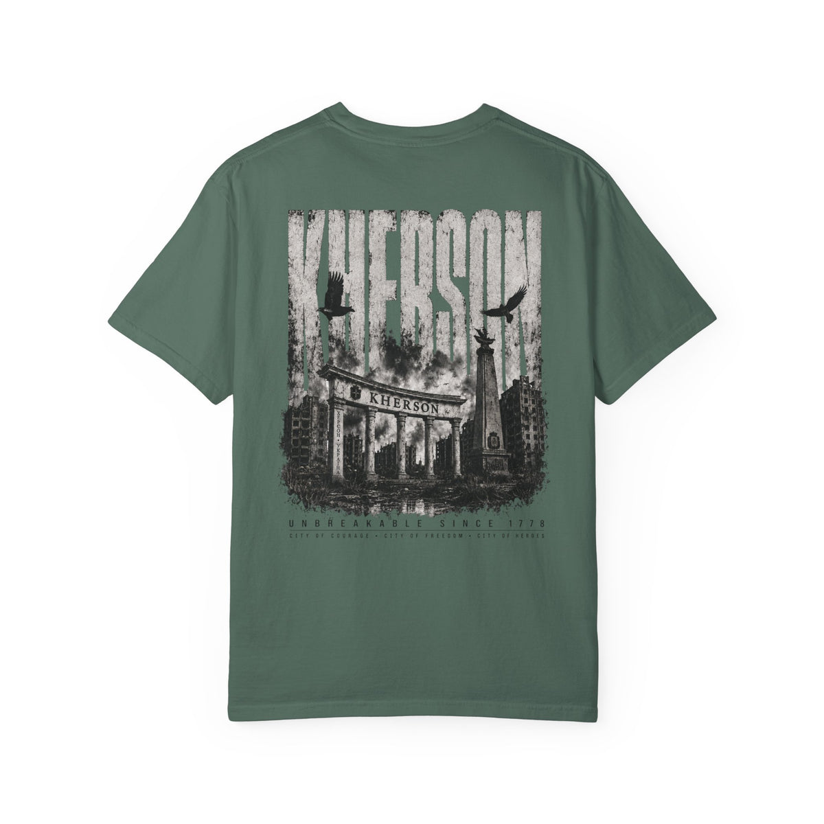 Kherson City T-Shirt — Vintage Monument Graphic Tee