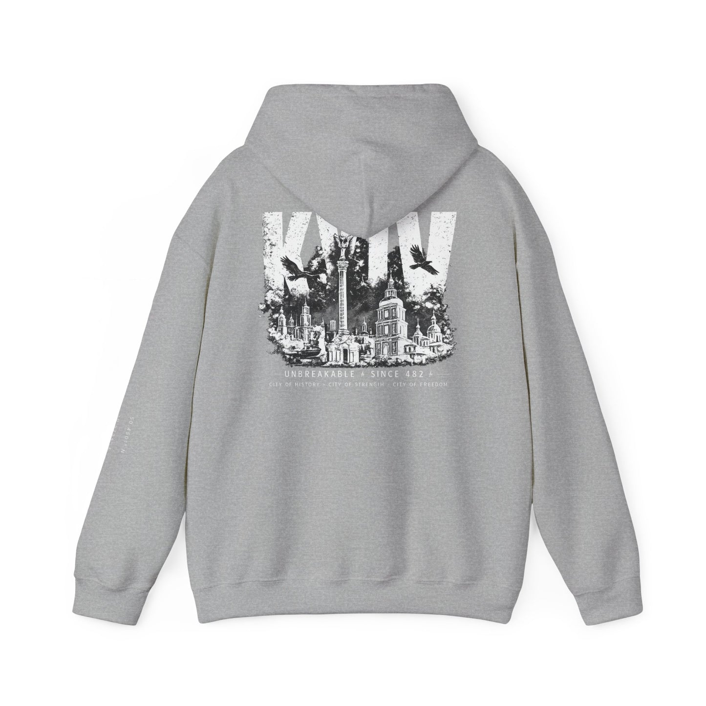 Kyiv Hoodie — Unbreakable Since 482 War Relief Sweatshirt