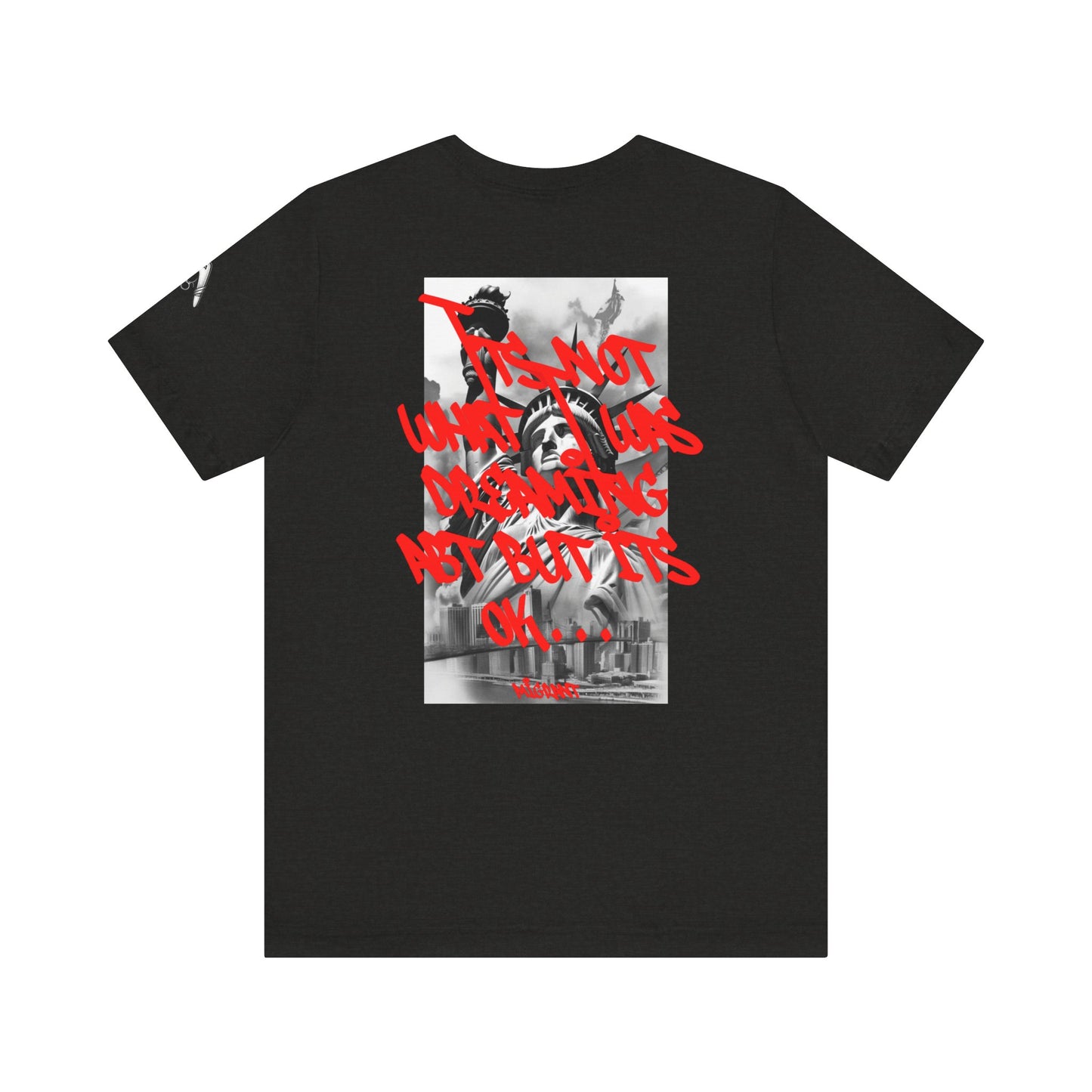 Money Graffiti Tee — 'I'm Not What I Was' Graphic Shirt