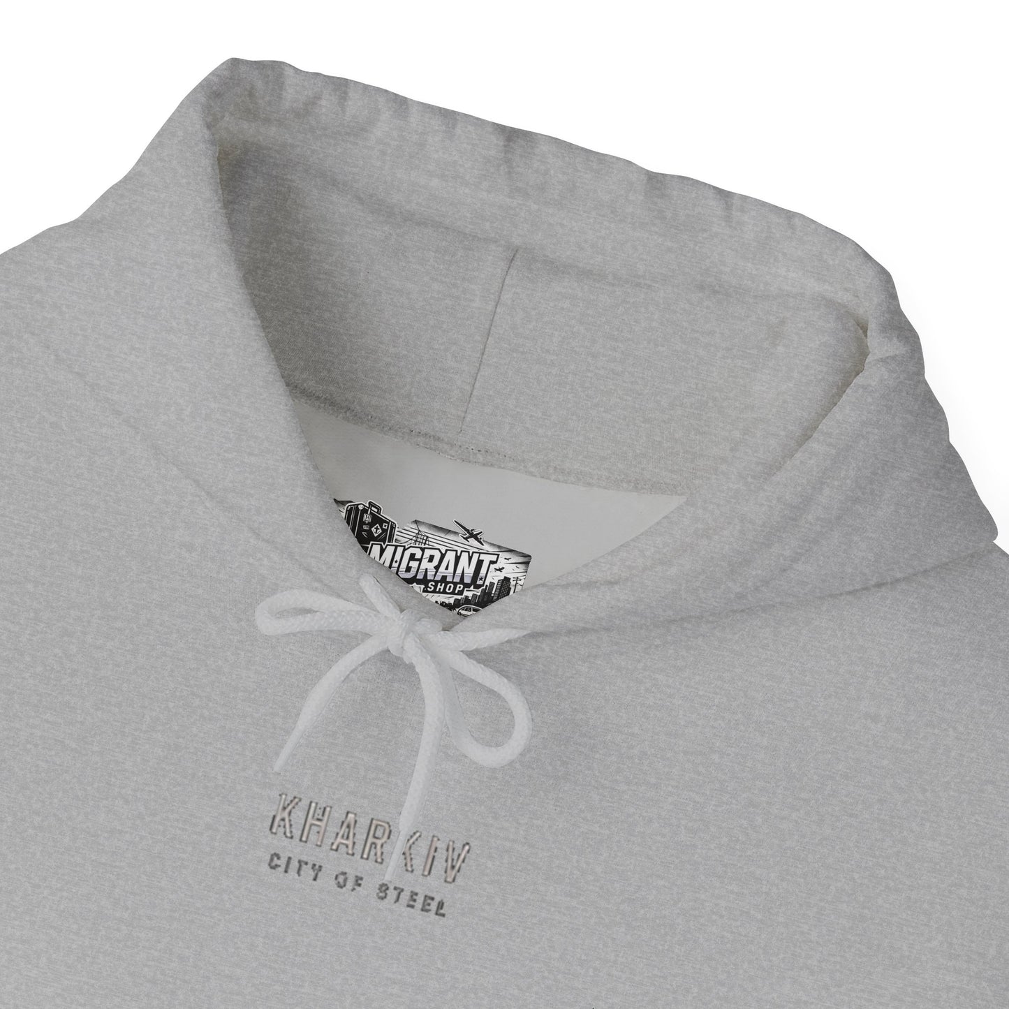 Kharkiv Hoodie — Resilient City Graphic Pullover (Back Print)