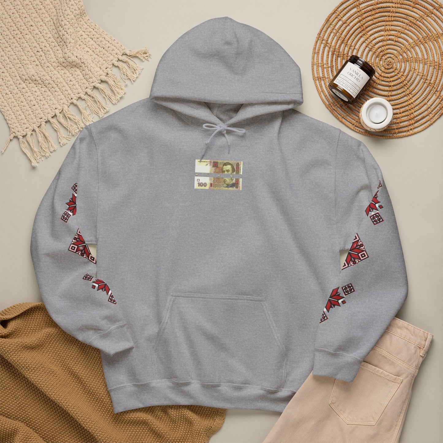 Native-Inspired Floral Headdress Vishivanka Hoodie —