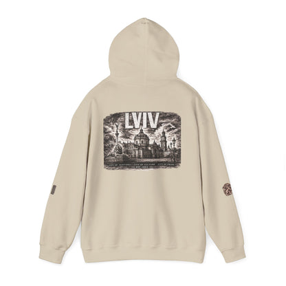 Lviv Vintage Cityscape Hoodie