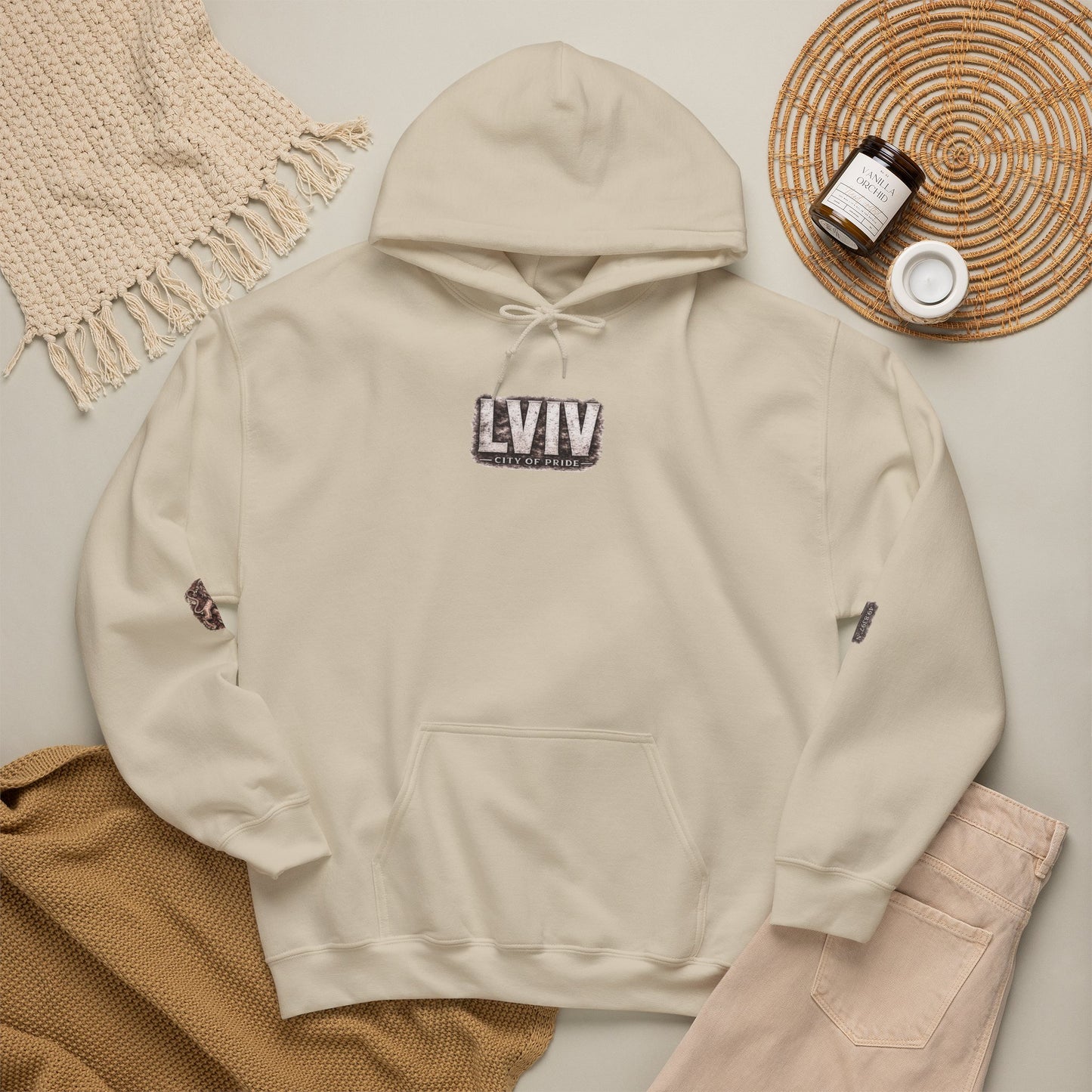 Lviv Vintage Cityscape Hoodie