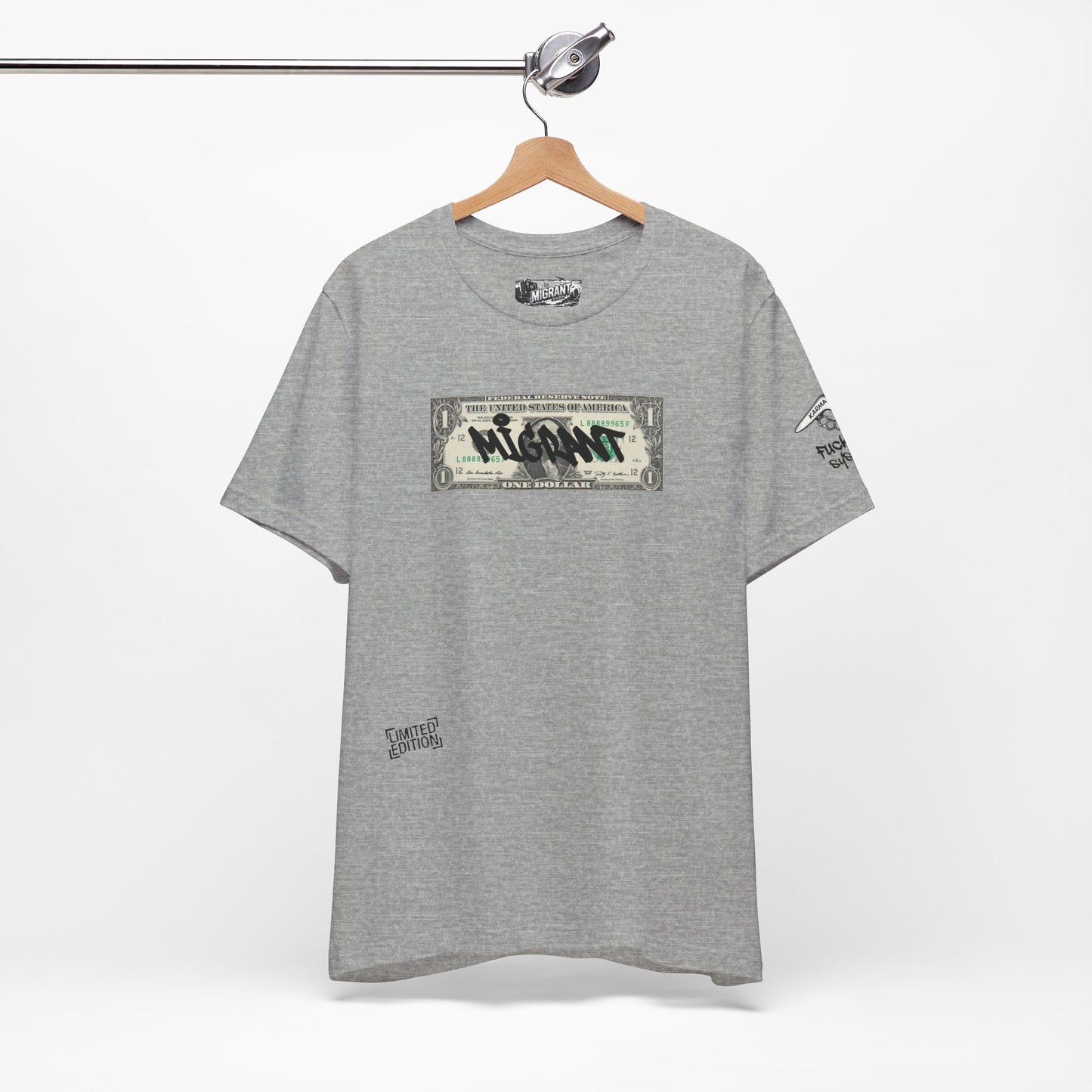 Money Graffiti Tee — 'I'm Not What I Was' Graphic Shirt