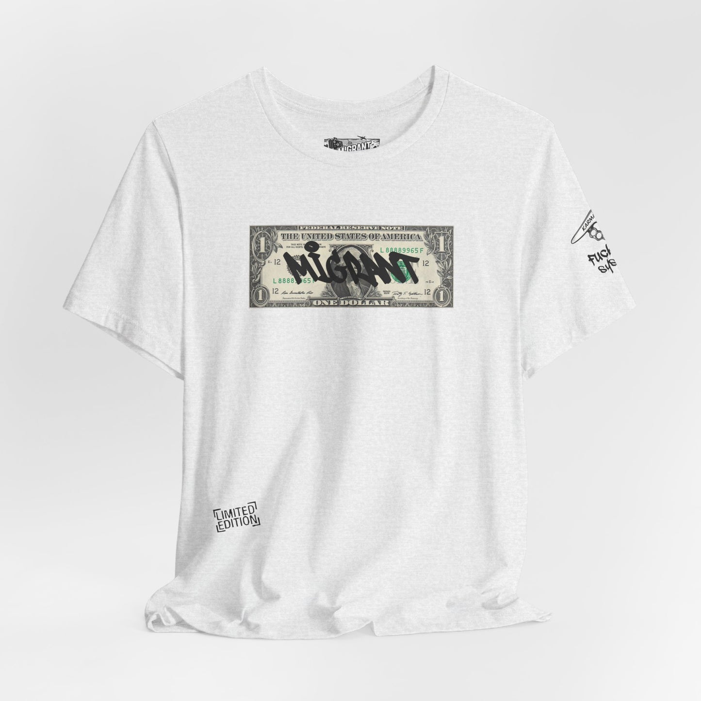 Money Graffiti Tee — 'I'm Not What I Was' Graphic Shirt