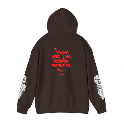 Hoodie — "I'm Not What I Was" Graphic Streetwear Pullover