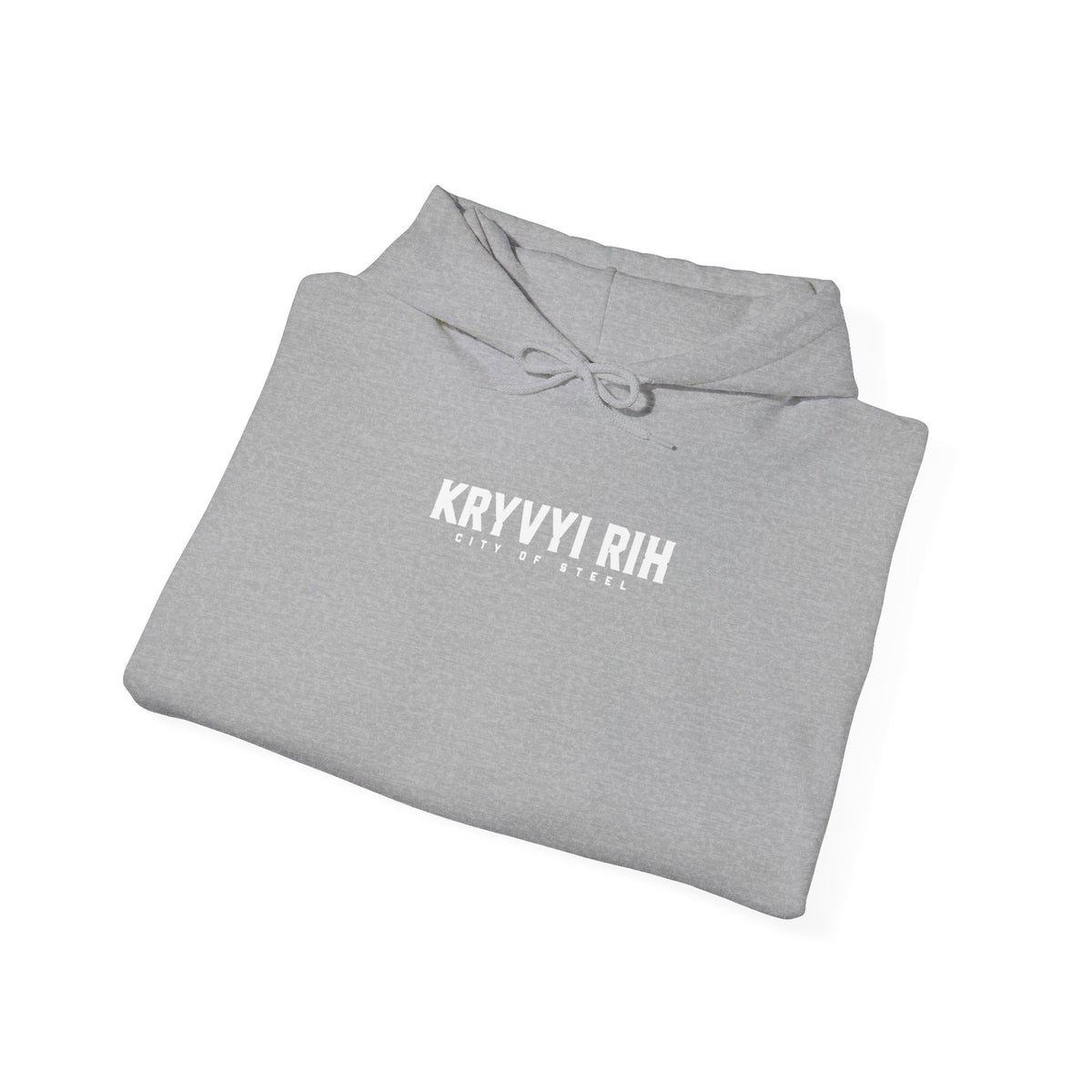 Hoodie — "Kryvyi Rih" Memorial Black Pullover with Cityscape Back Print