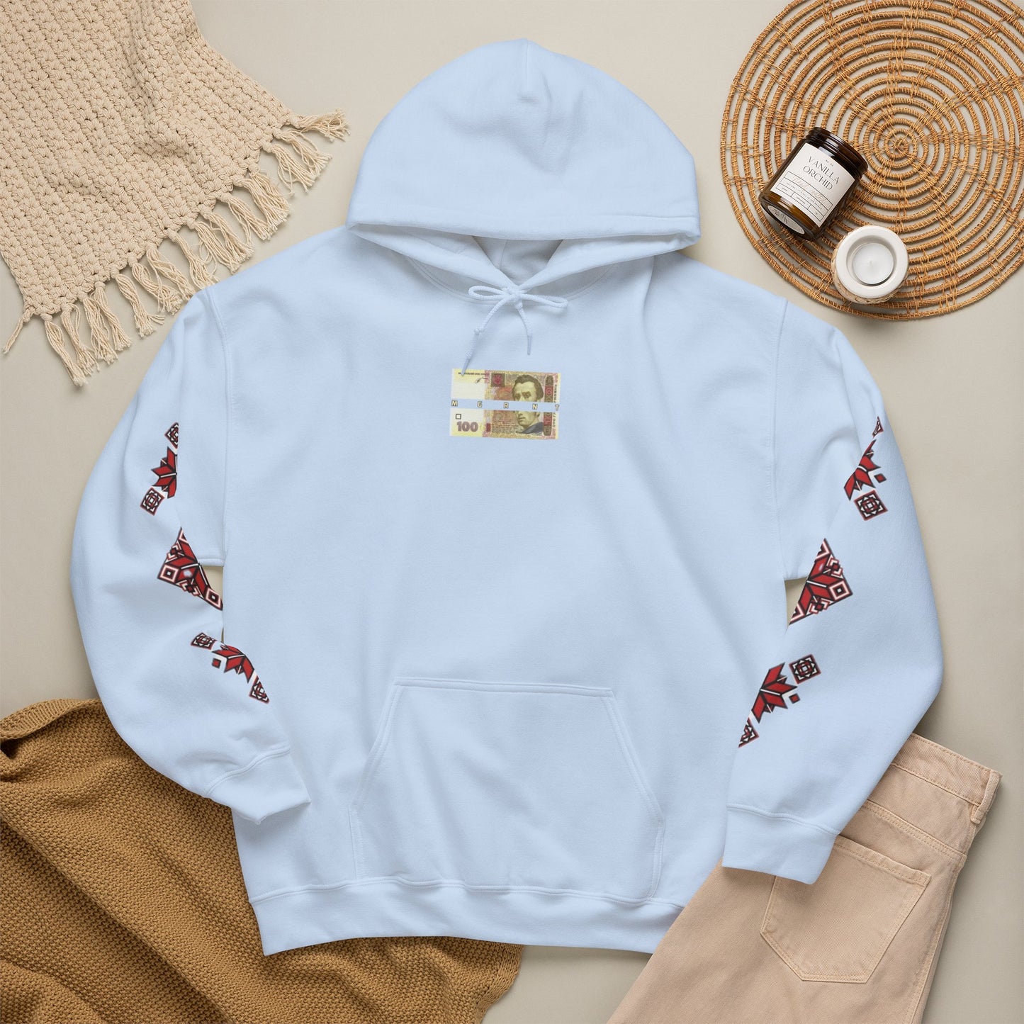 Native-Inspired Floral Headdress Vishivanka Hoodie —