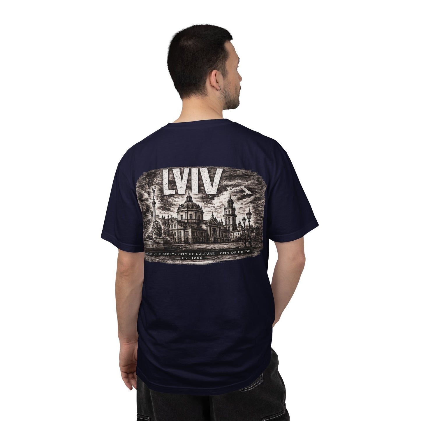 Lviv Vintage Cityscape T‑Shirt