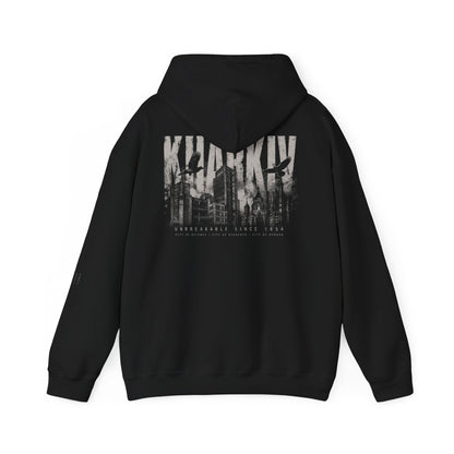Kharkiv Hoodie — Resilient City Graphic Pullover (Back Print)