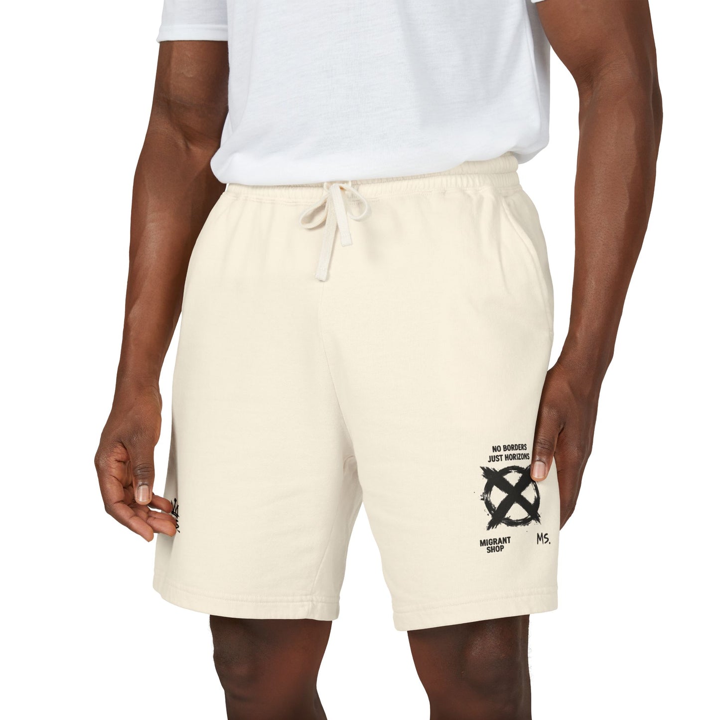 Unisex Garment-Dyed Lightweight Fleece Sweat Shorts