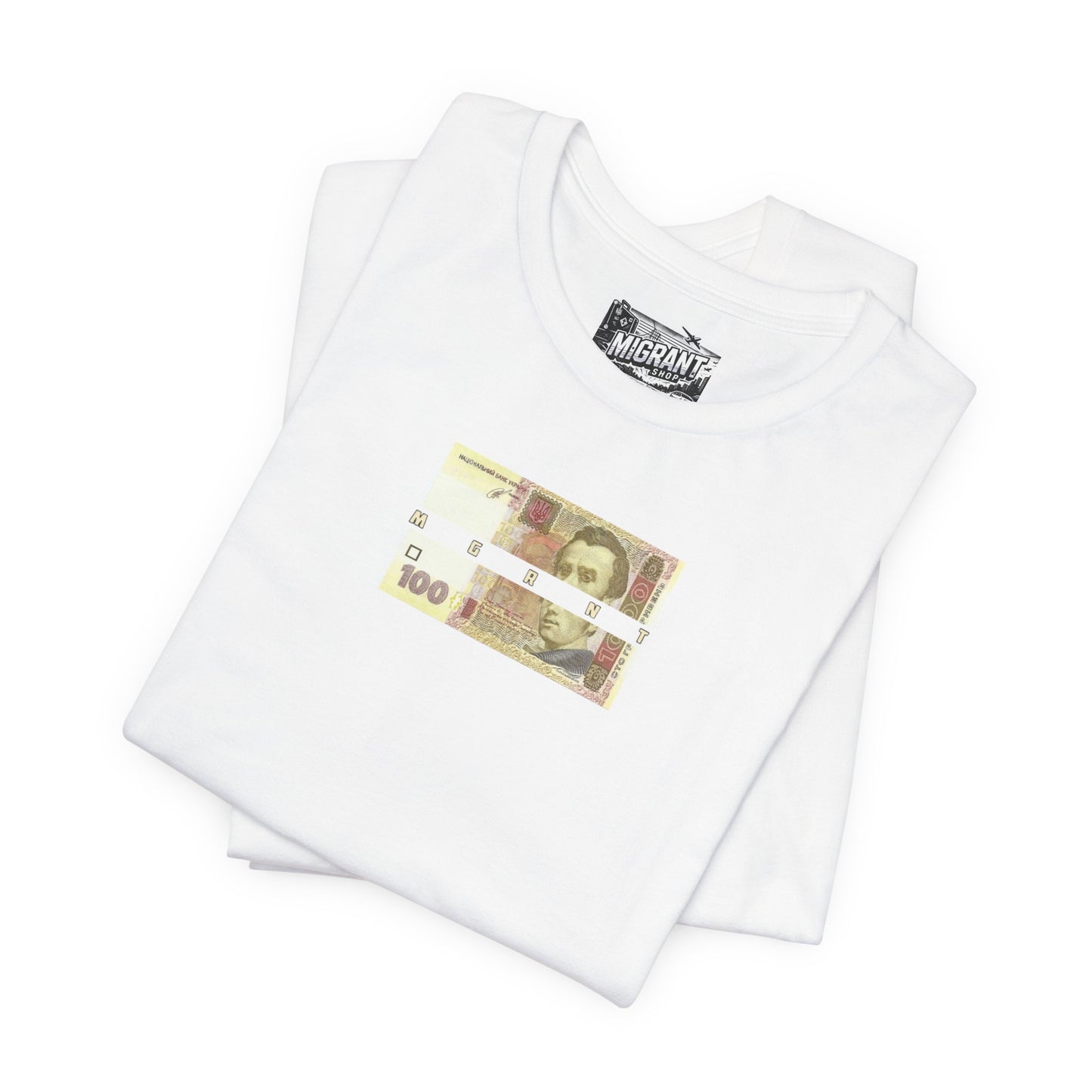 Money Print Tee — Ukraine Cities Graphic Back | Support & Travel Souvenir T-Shirt