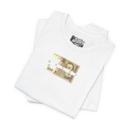Money Print Tee — Ukraine Cities Graphic Back | Support & Travel Souvenir T-Shirt