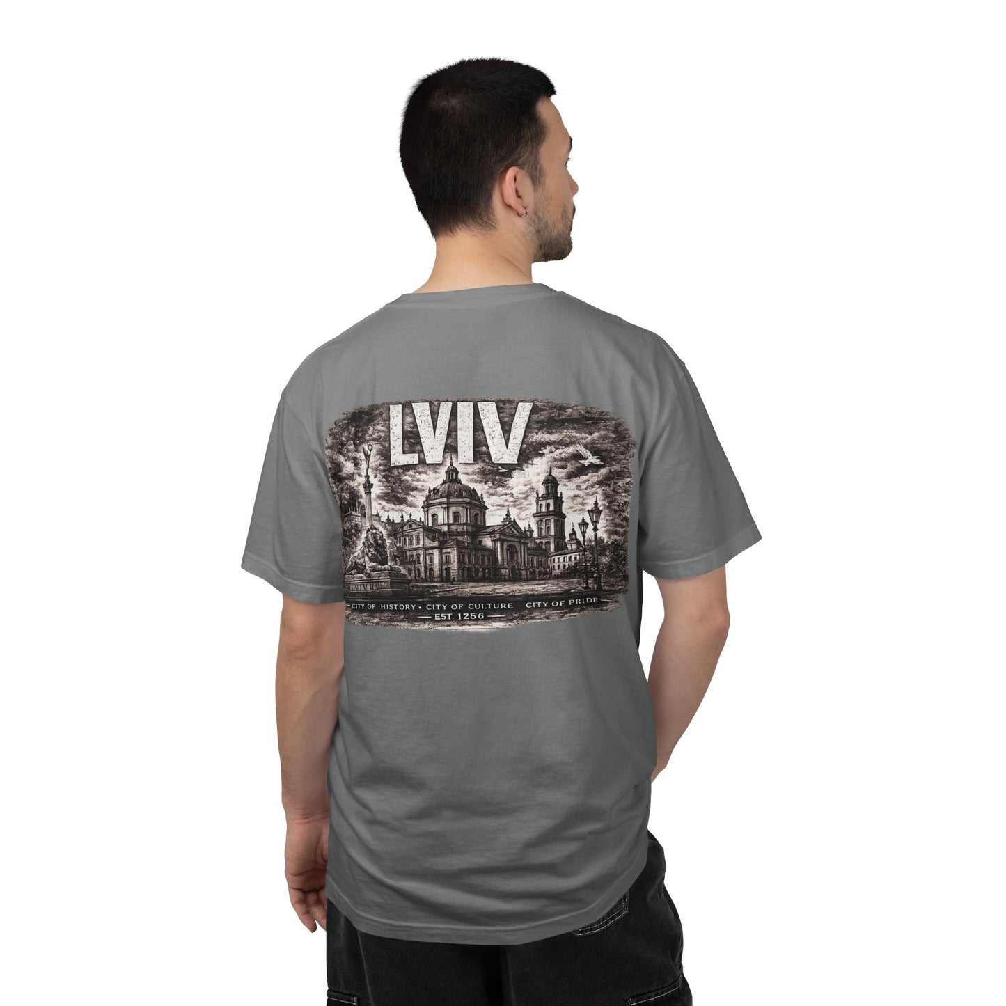 Lviv Vintage Cityscape T‑Shirt