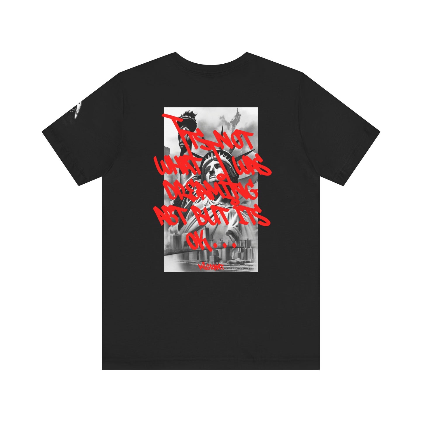 Money Graffiti Tee — 'I'm Not What I Was' Graphic Shirt