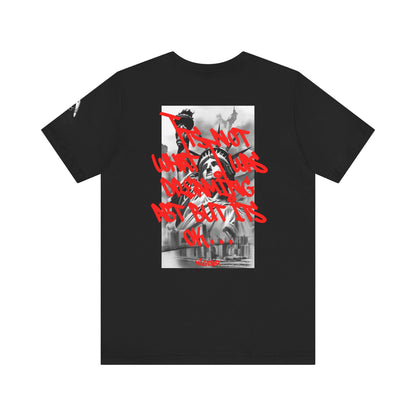 Money Graffiti Tee — 'I'm Not What I Was' Graphic Shirt