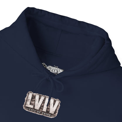 Lviv Vintage Cityscape Hoodie