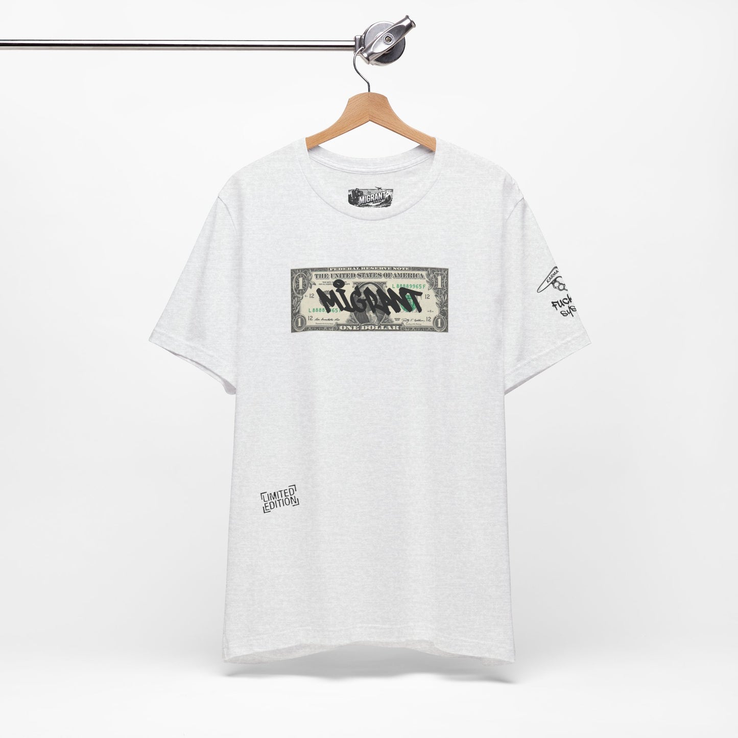 Money Graffiti Tee — 'I'm Not What I Was' Graphic Shirt