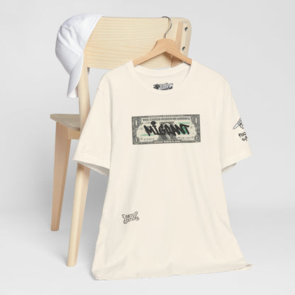 Money Graffiti Tee — 'I'm Not What I Was' Graphic Shirt