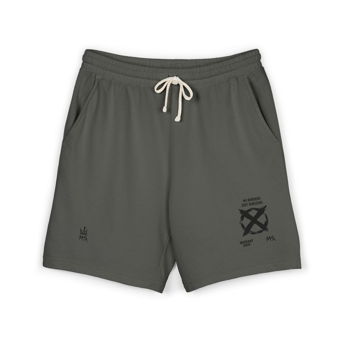 Unisex Garment-Dyed Lightweight Fleece Sweat Shorts