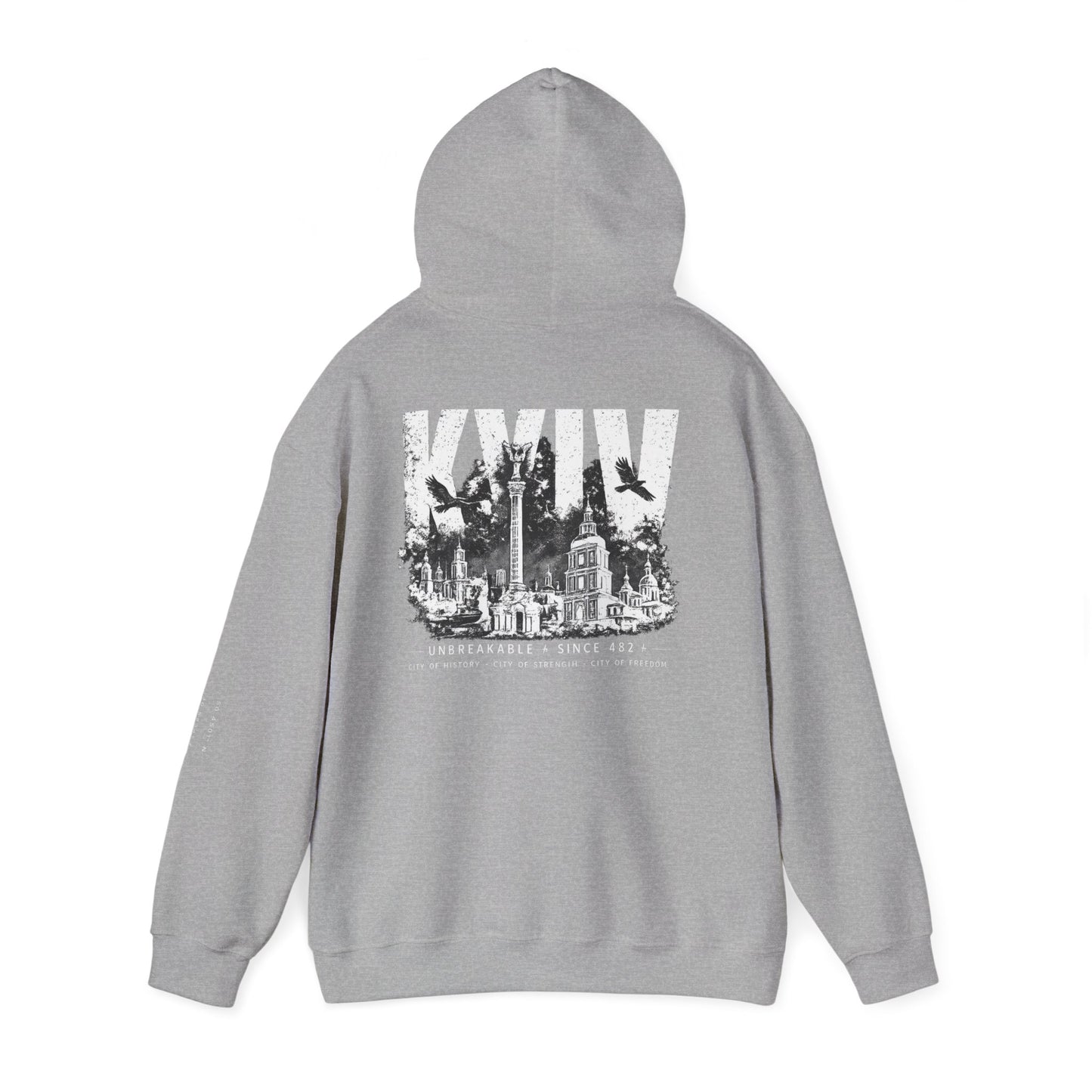 Kyiv Hoodie — Unbreakable Since 482 War Relief Sweatshirt