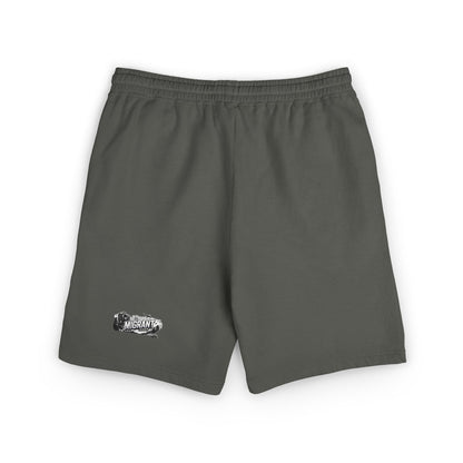 Fleece Sweat Shorts — Garment-Dyed Lightweight Lounge Shorts with 'Freedom' Graphic