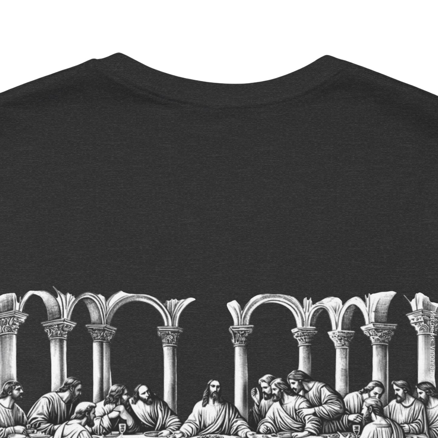 Statue of Liberty Angel Tee — 'MIGRANTS' Dollar Graphic Short Sleeve