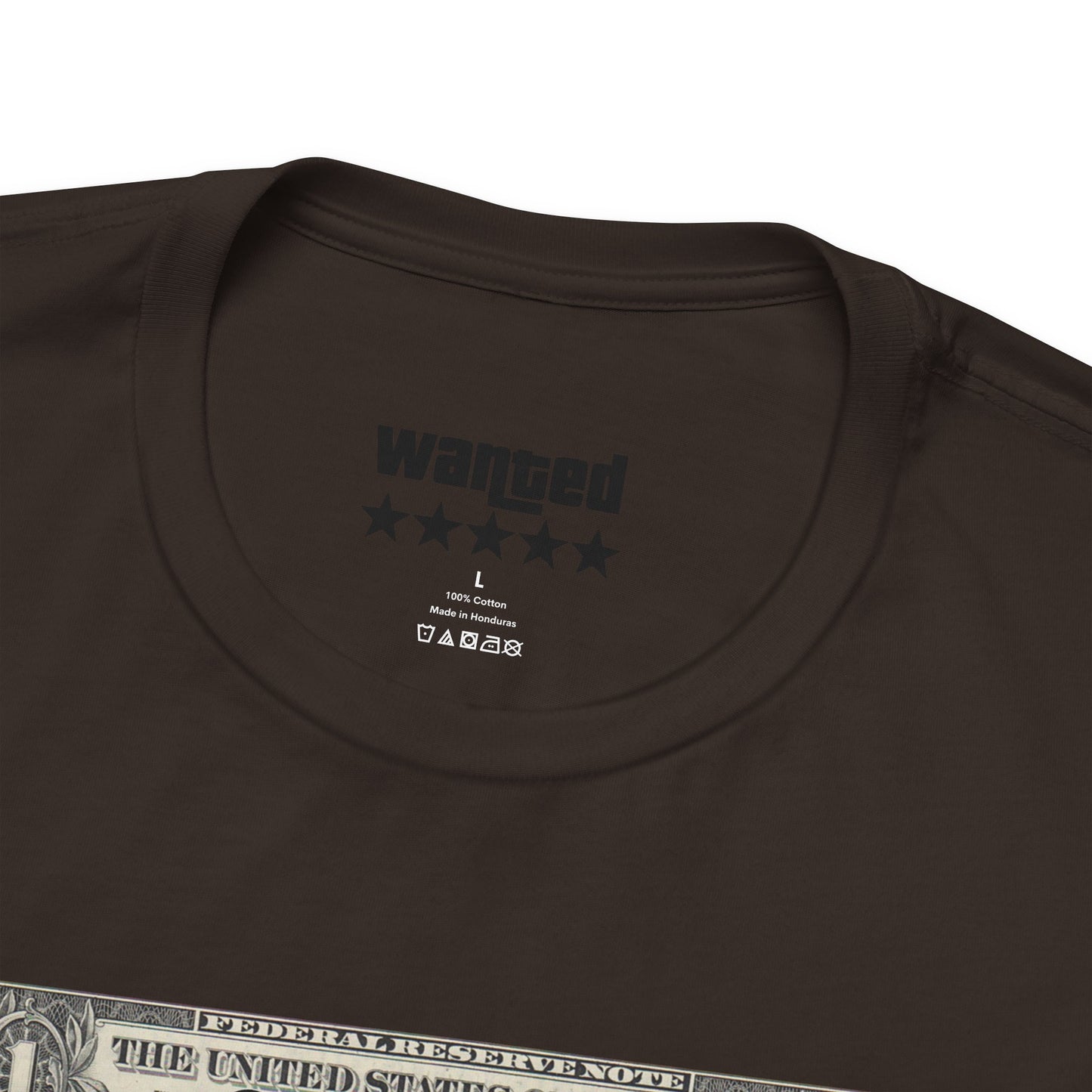 Statue of Liberty Angel Tee — 'MIGRANTS' Dollar Graphic Short Sleeve