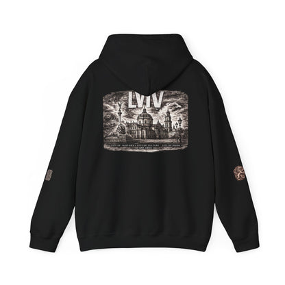Lviv Vintage Cityscape Hoodie