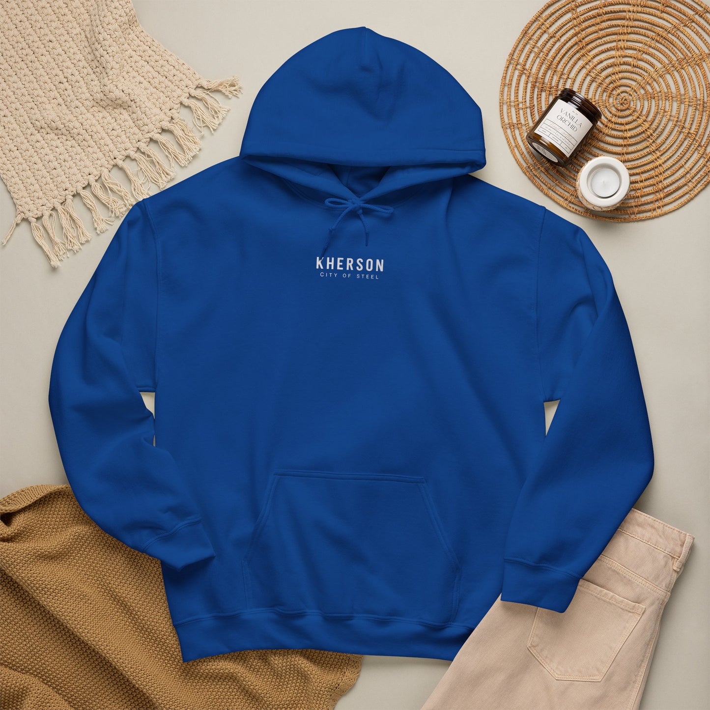 Kherson Cityscape Hoodie — Distressed Ukrainian Landmark Sweatshirt