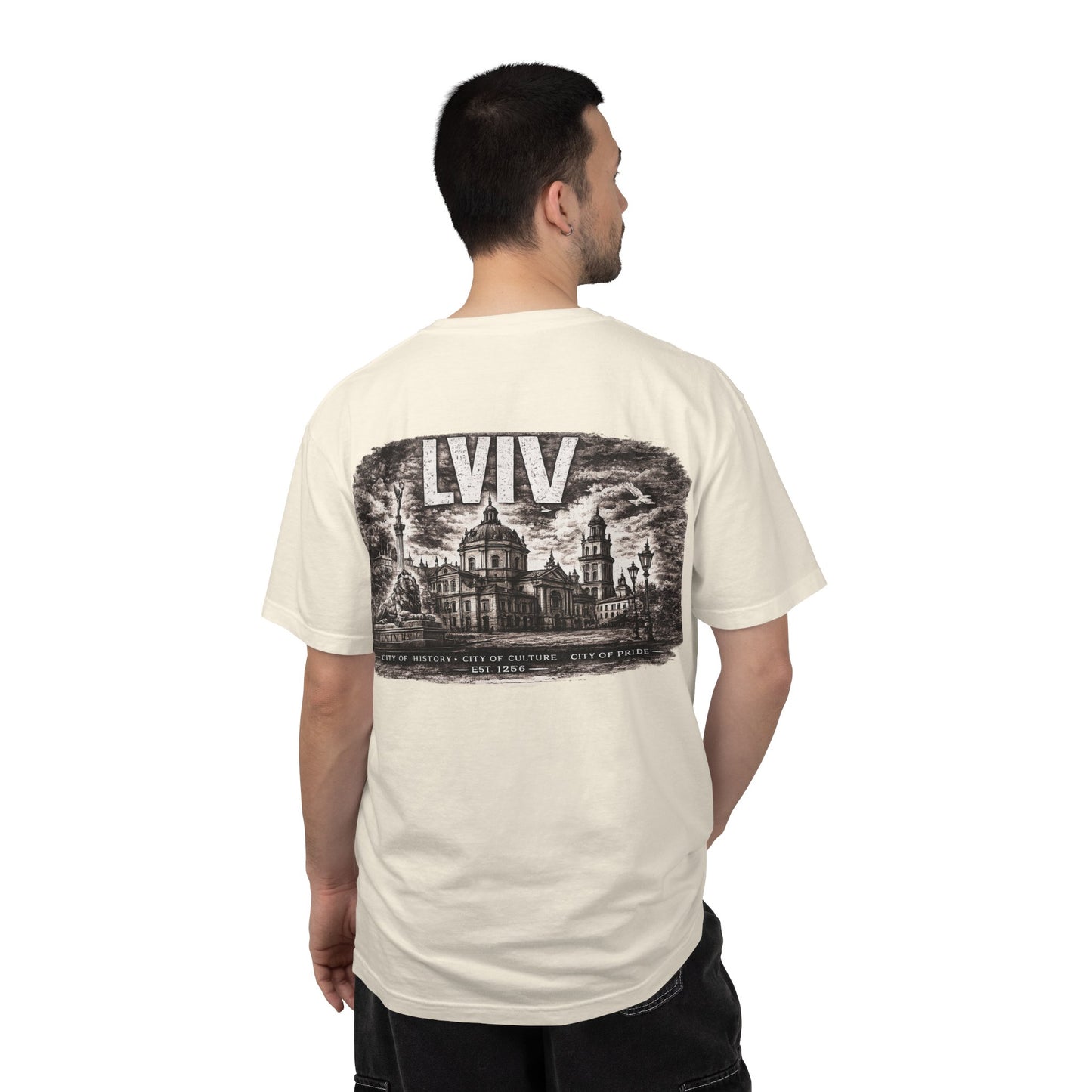 Lviv Vintage Cityscape T‑Shirt