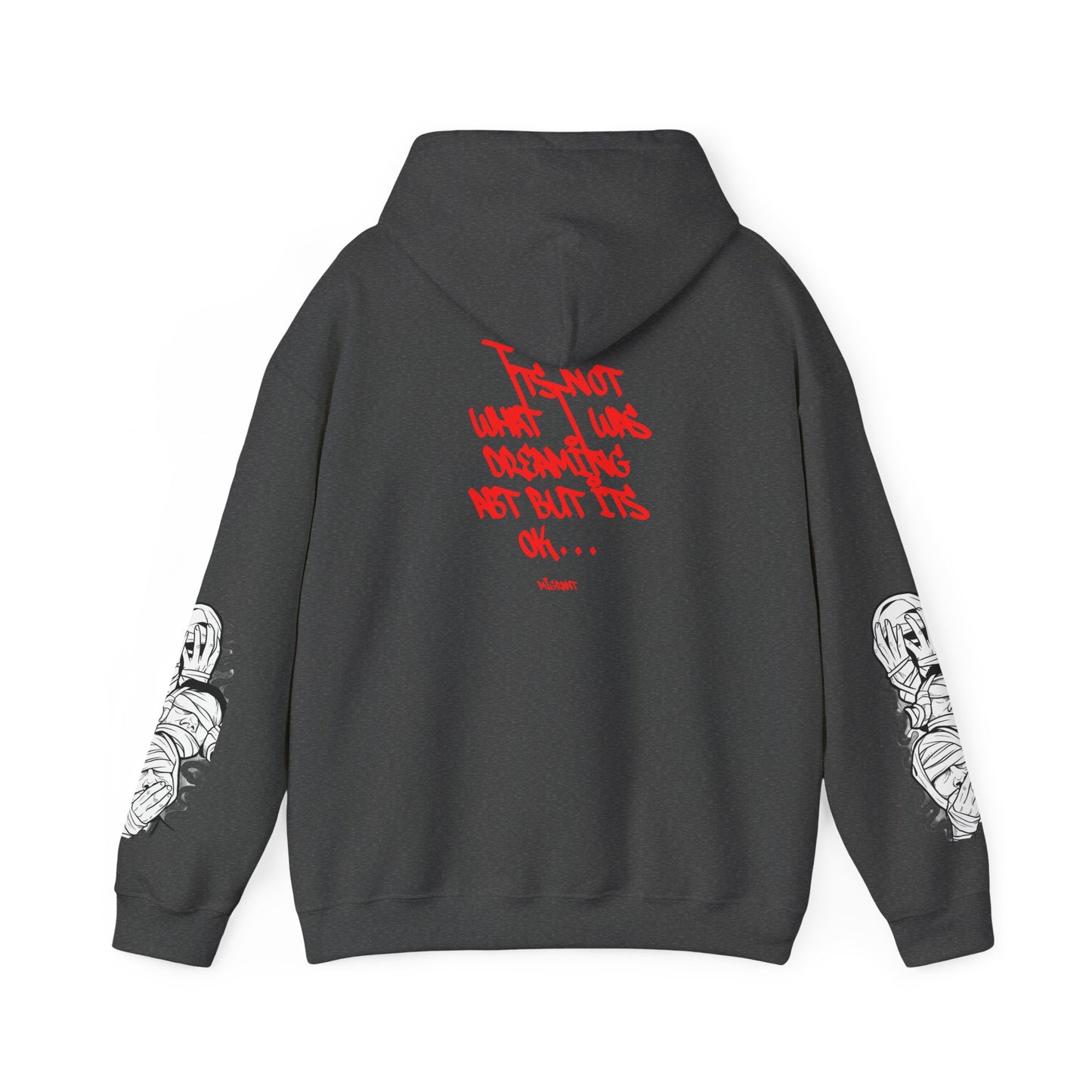 Hoodie — "I'm Not What I Was" Graphic Streetwear Pullover