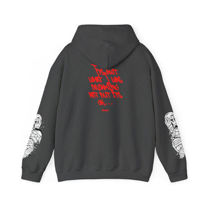 Hoodie — "I'm Not What I Was" Graphic Streetwear Pullover